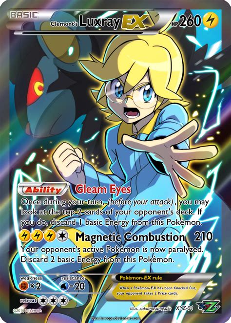 clemont's luxray ex card price